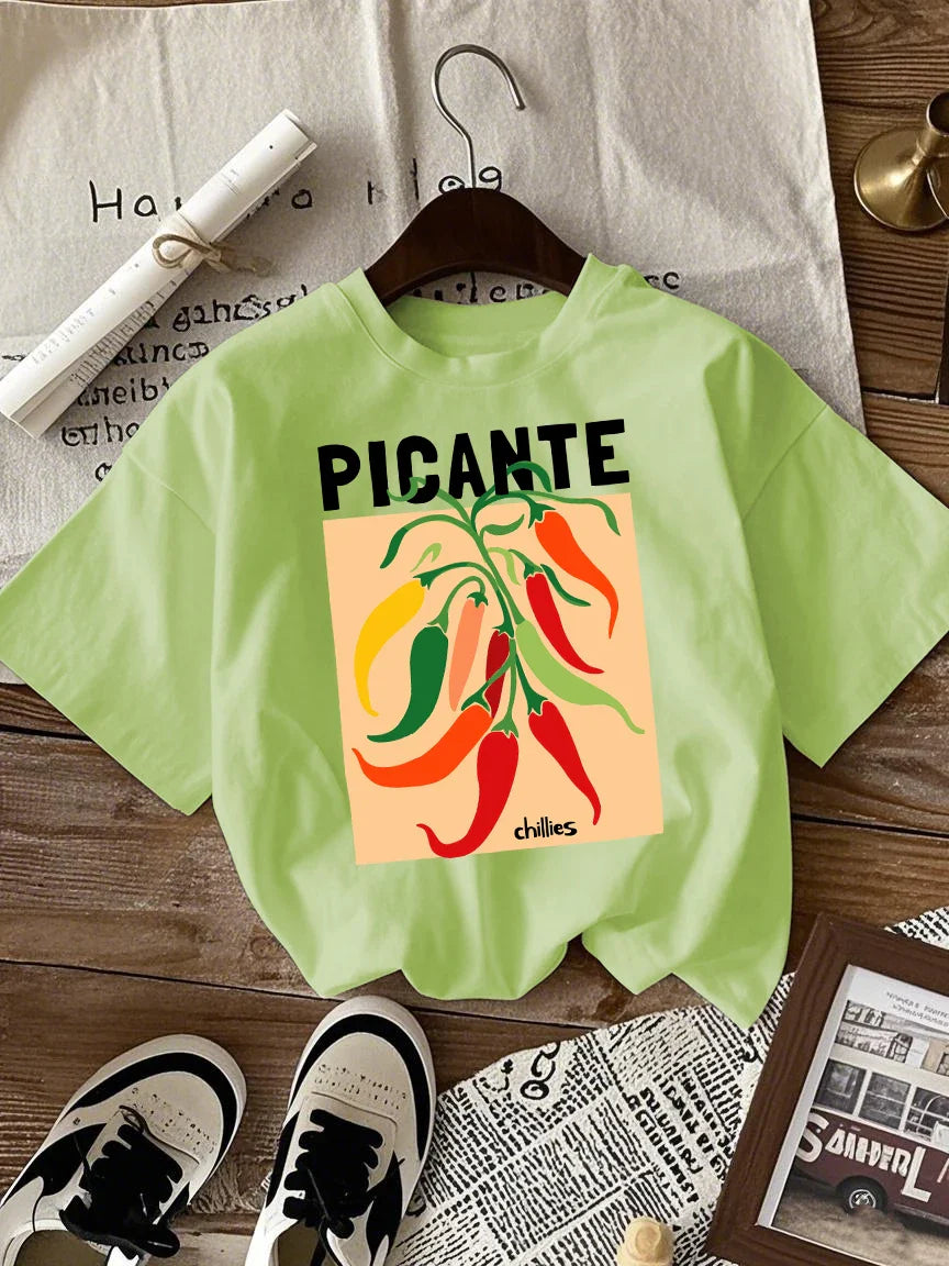 Picante Chillies Streetwear Cotton Tee