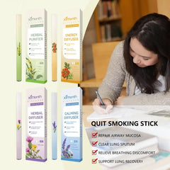 Herbal Diffuser with Mullein/Thyme/Mints Guarana/Green Tea Natural Energy Boost Clear Breathing Support for All Ages