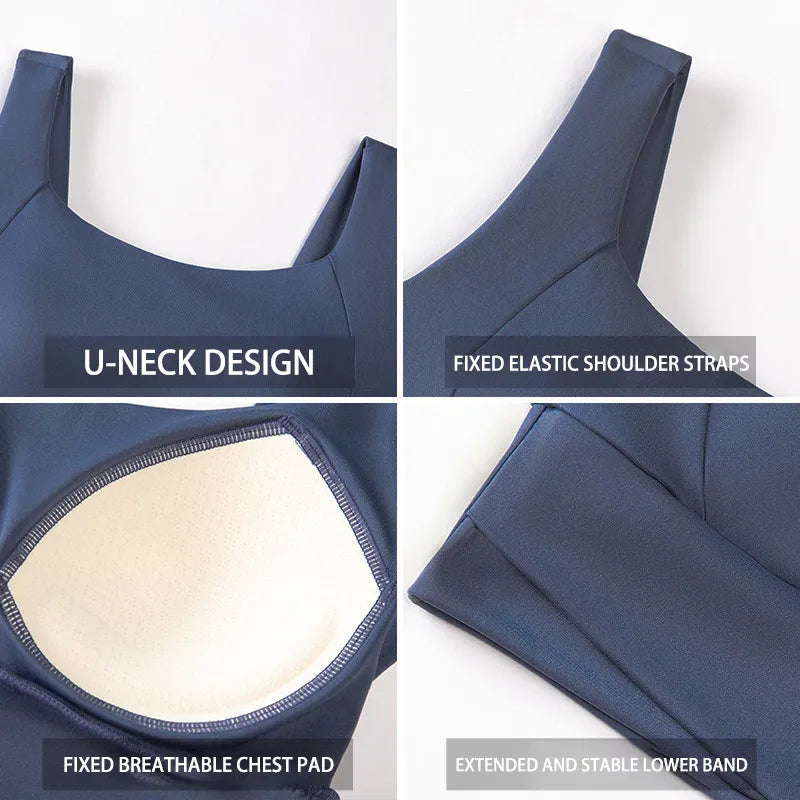High Impact Sports Bras For Women High Support Padded Sports Bra Workout Fitness Crop Top For Women Racerback Bra For Yoga