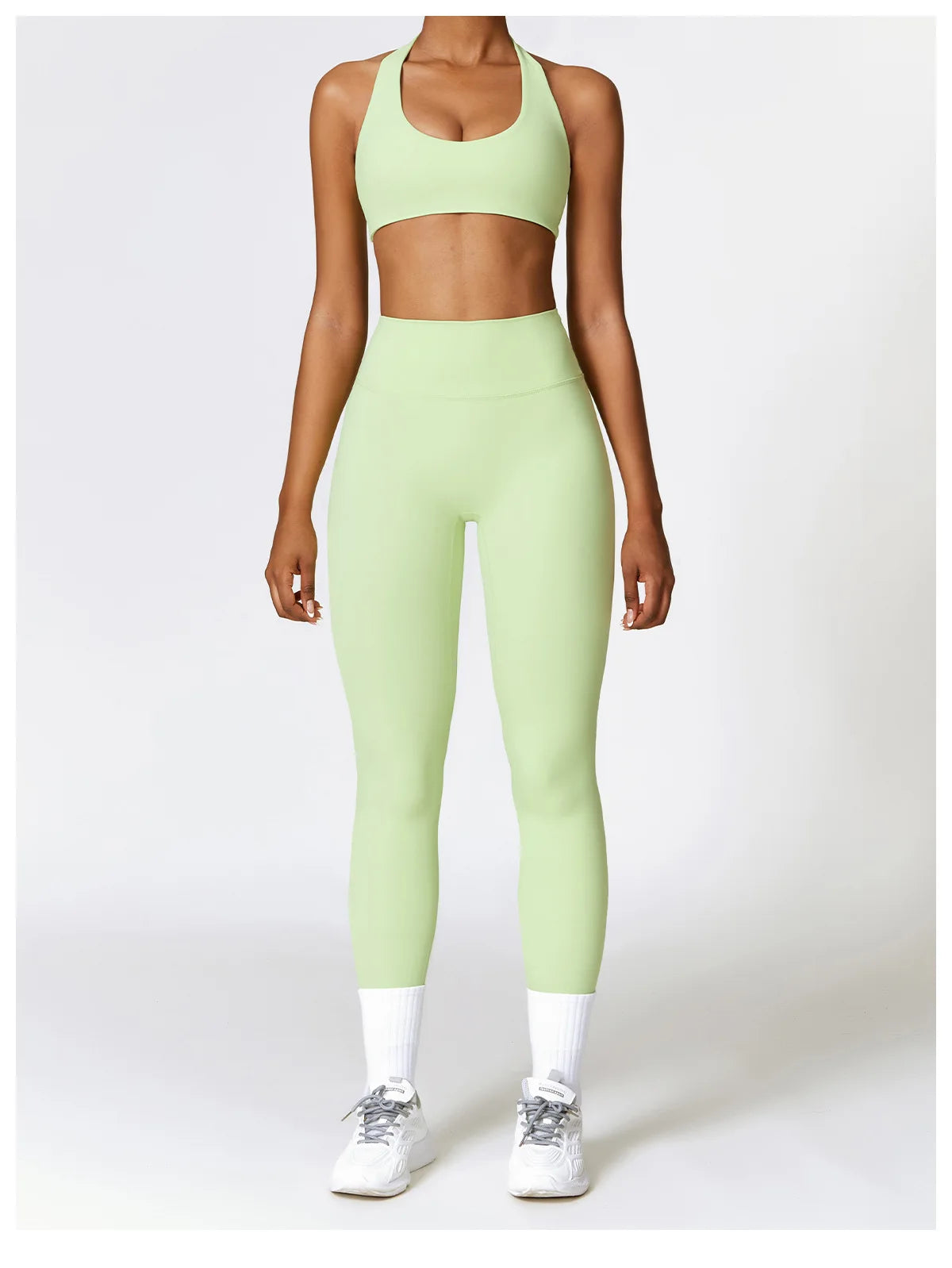 Fitness Leggings High Rise Hip Lift Brushed Soft Material For Ladies Outdoor Elastic Slim Fit Outer Wear Sports Tight Pants