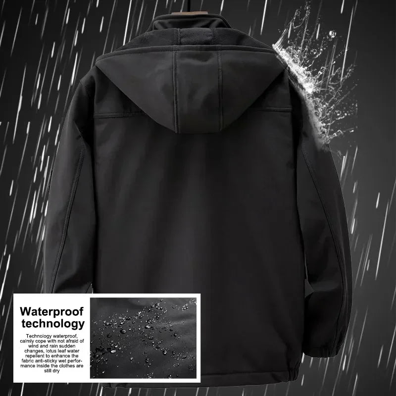 Winter Padded Hiking Jacket Suit