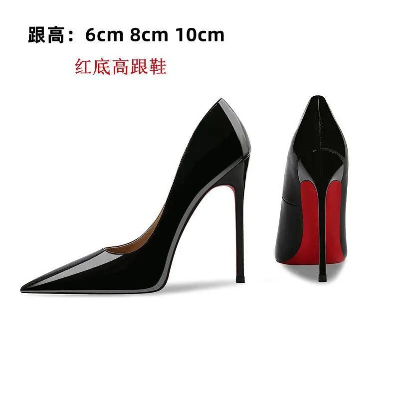 Luxury Red Sole Stiletto Heels