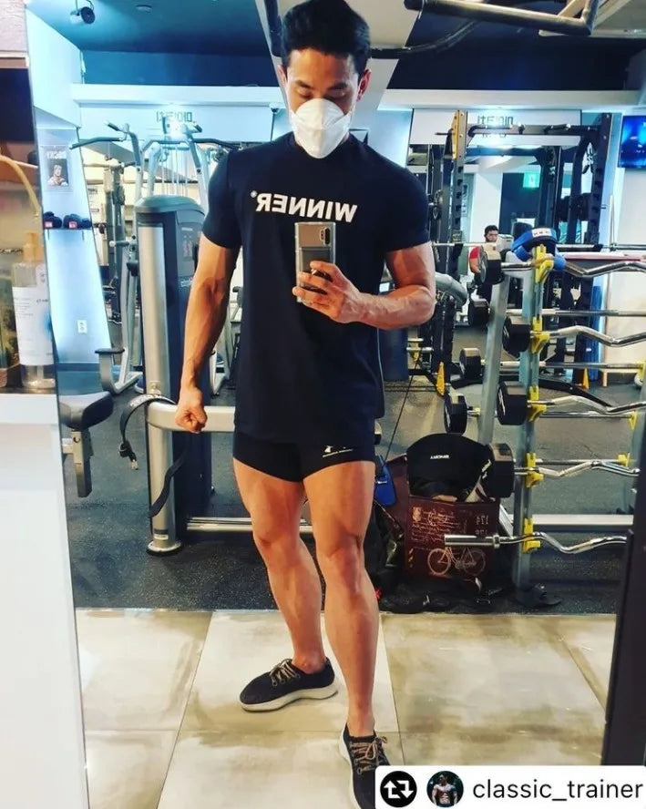Men Muscle Shirt Slim Fit Bodybuilding Tshirt Men Workout Fitness Shirts Top Tees