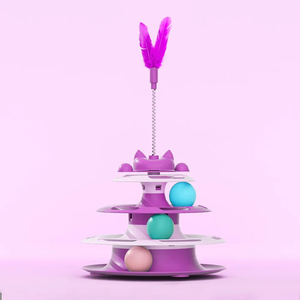 Self-Play Cat Turntable Ball Toy