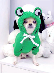 Cute Green Frog Pet Sweater