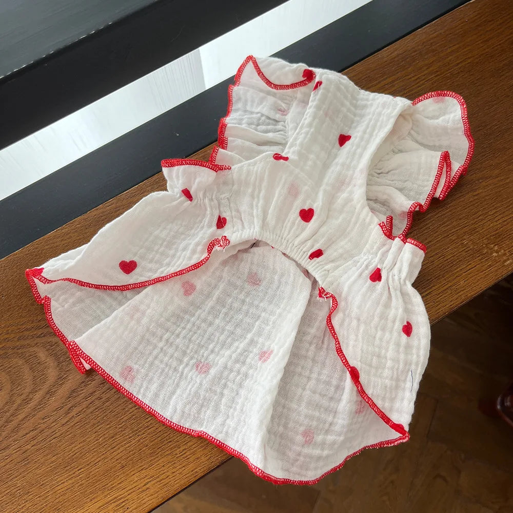 Sweet Cotton Pet Skirt Dress