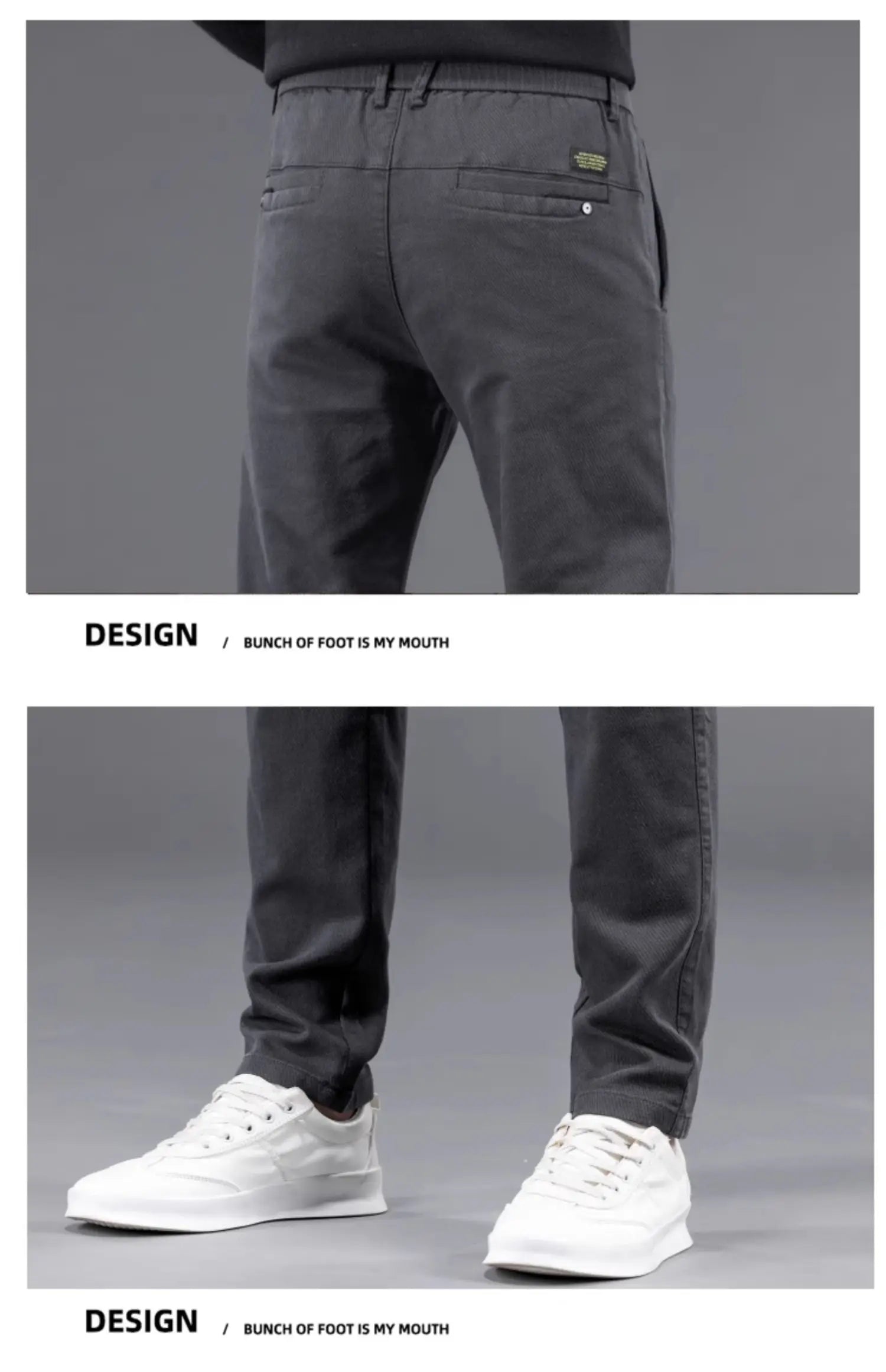 High End Casual Straight Pants