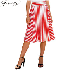 Womens Striped Skirts Premium Edition