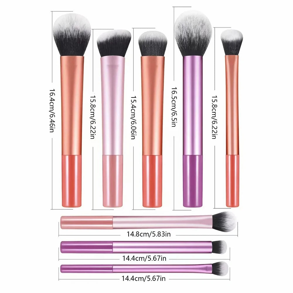 Soft Synthetic Makeup Brush Kit