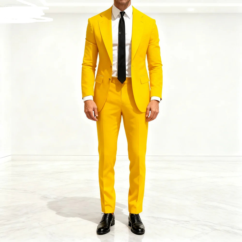 Classic Slim Fit Two Piece Suit