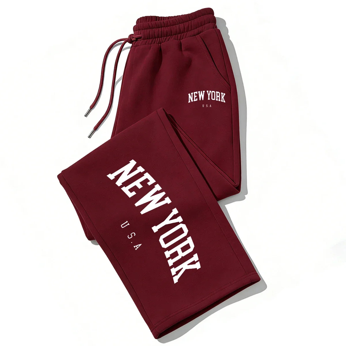 NEW YORK Printed Jogger Pants for Men & Women High Quality Breathable Sweatpants for Running Casual Wear