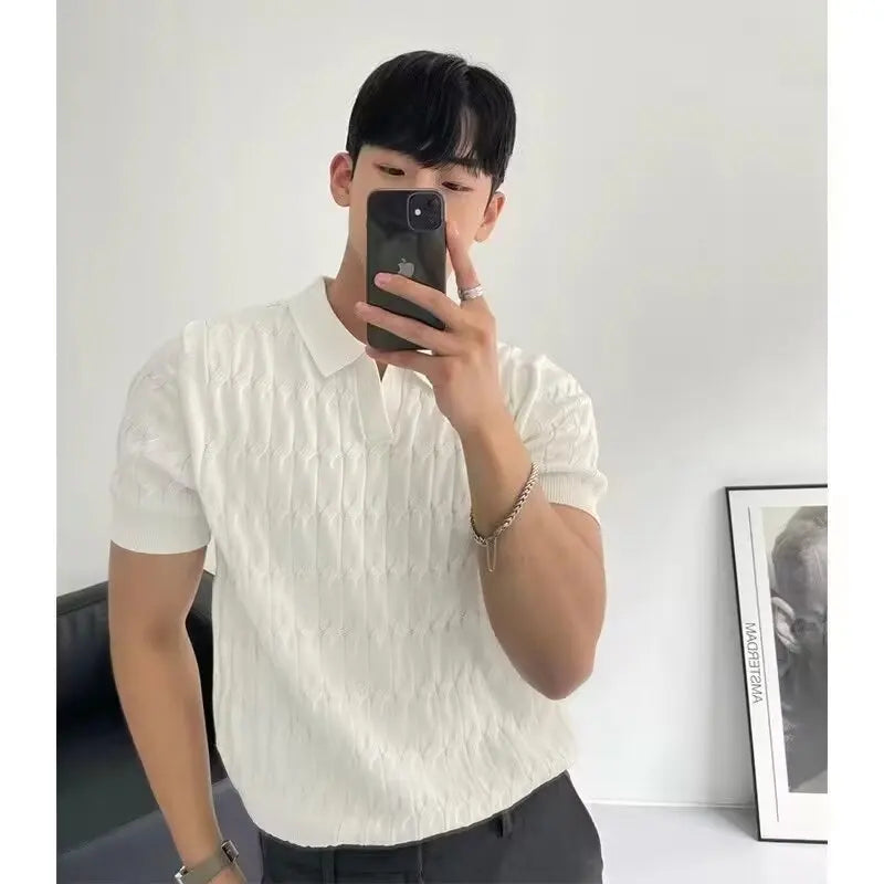 Slim Breathable Summer Knit Polo