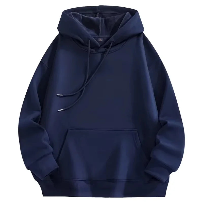 Soft and skin friendly hoodie men's solid color autumn and winter hot selling simple and comfortable sports shirt