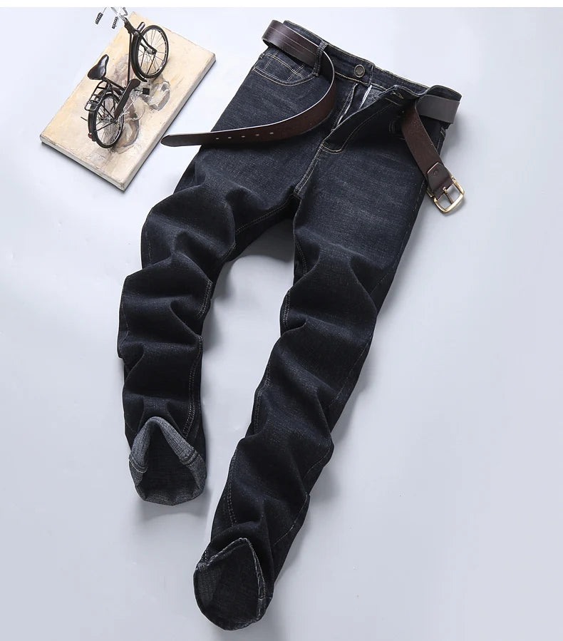 Smart Casual Straight Denim Jeans
