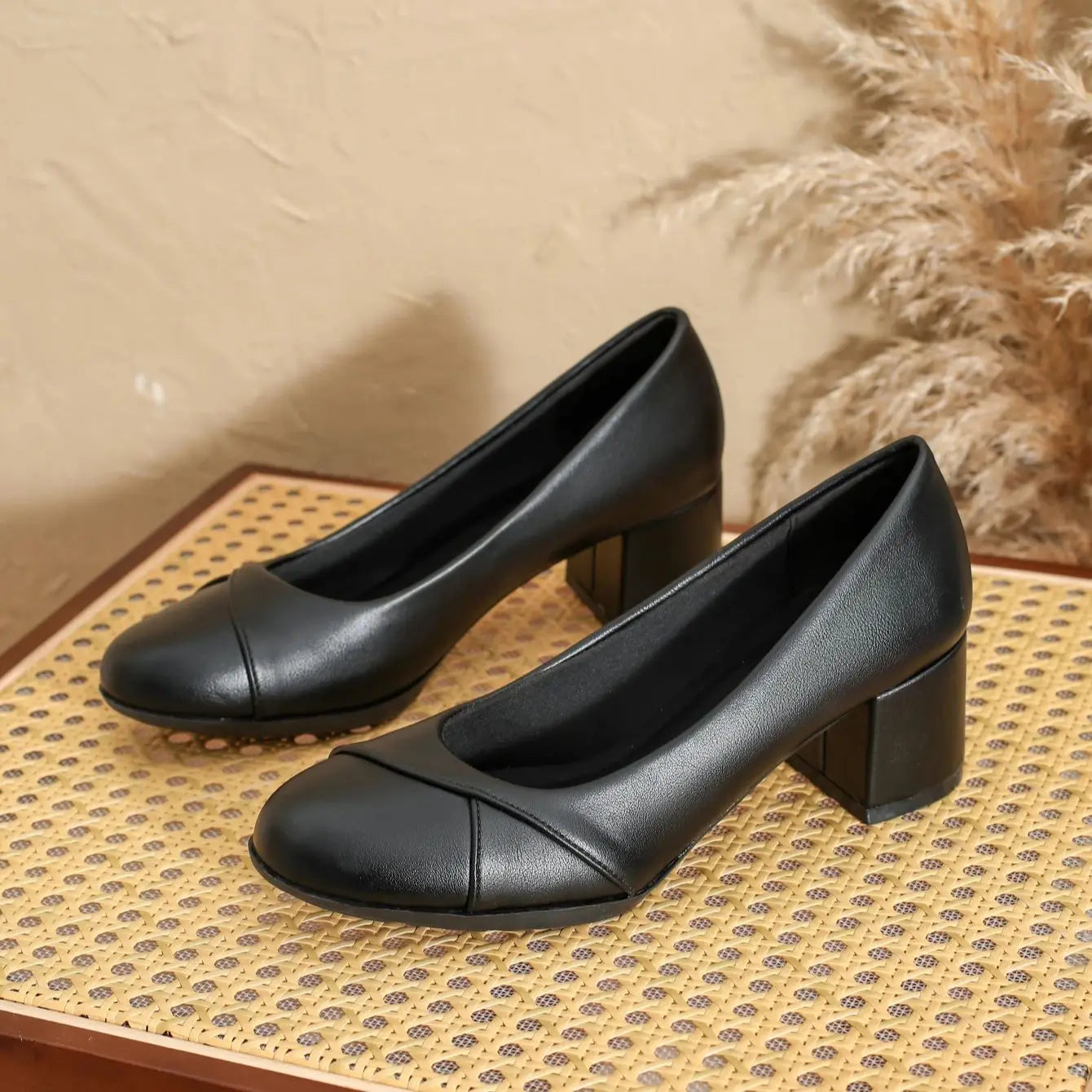 Women Mid Heel Slingback Pumps