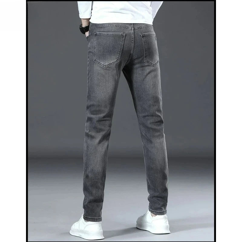 Slim Light Wash Denim Jeans