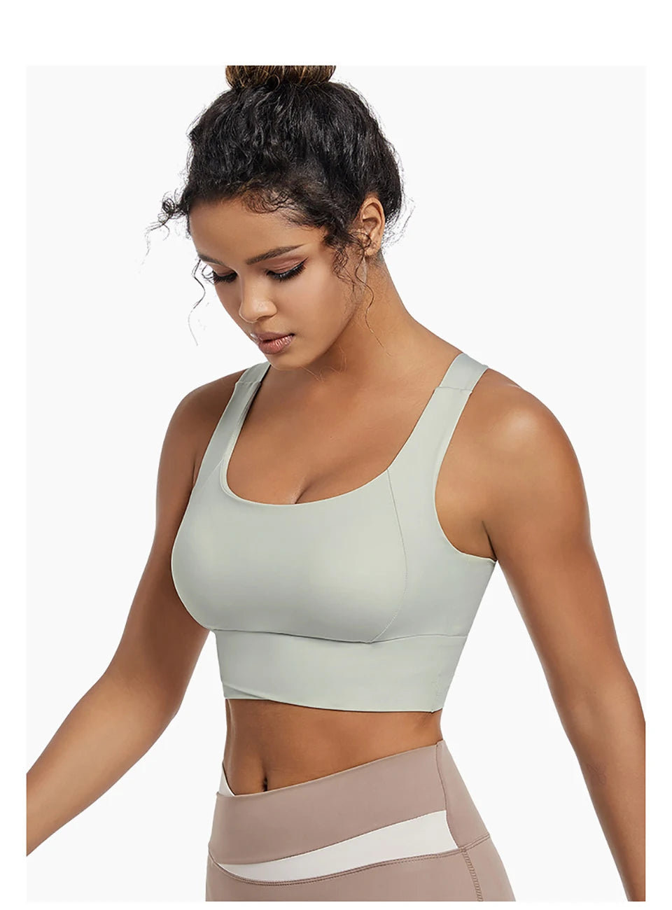 High Impact Sports Bras for Women High Support Padded Sports Bra Workout Fitness Crop Top for Women Racerback Bra for Yoga