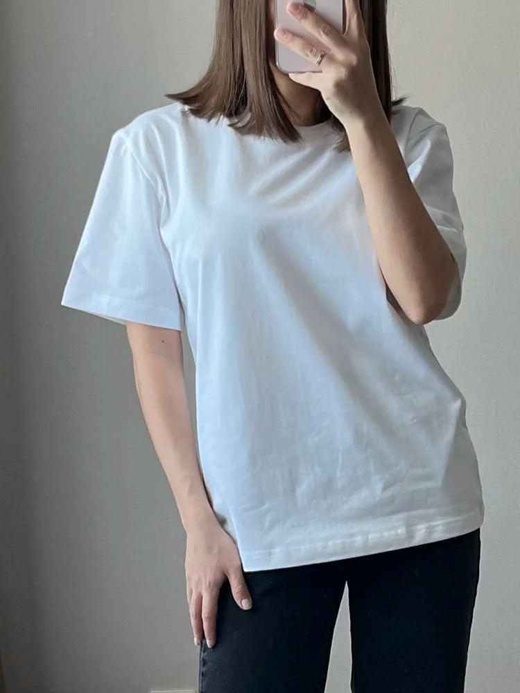 Soft Loose Cotton Summer Tee