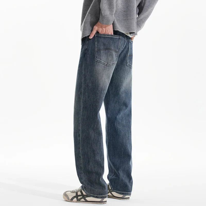 Fashion Casual Straight Jeans Autumn