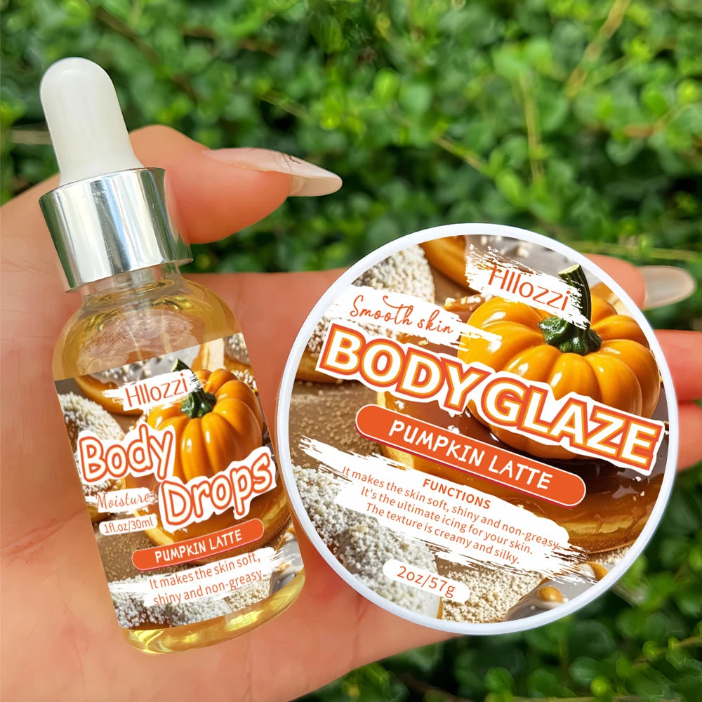 Body Glaze & Body Oil Combination Various Flavors Non-greasy Hydrating and Moisturizing Body Lotion Massage