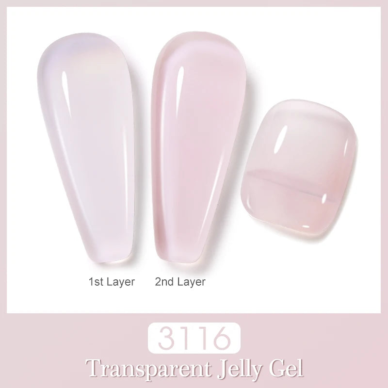 NAILCO 333 Colors Gel Nail Polish Semi Permanent Varnishes Nails Art Design Hybrid Soak Off Top Base Coat UV Gel Manicure 15ml