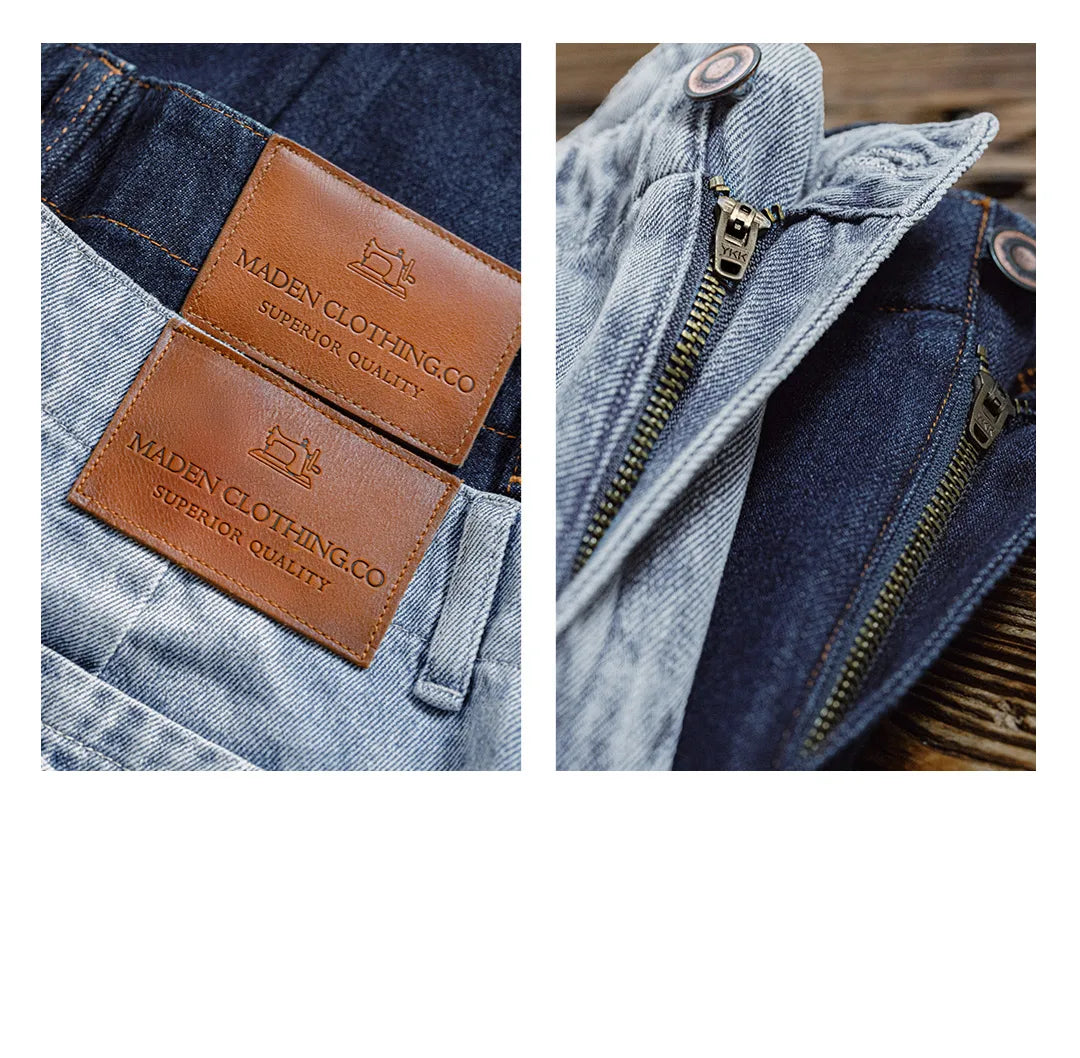 High Waist Vintage Straight Jeans