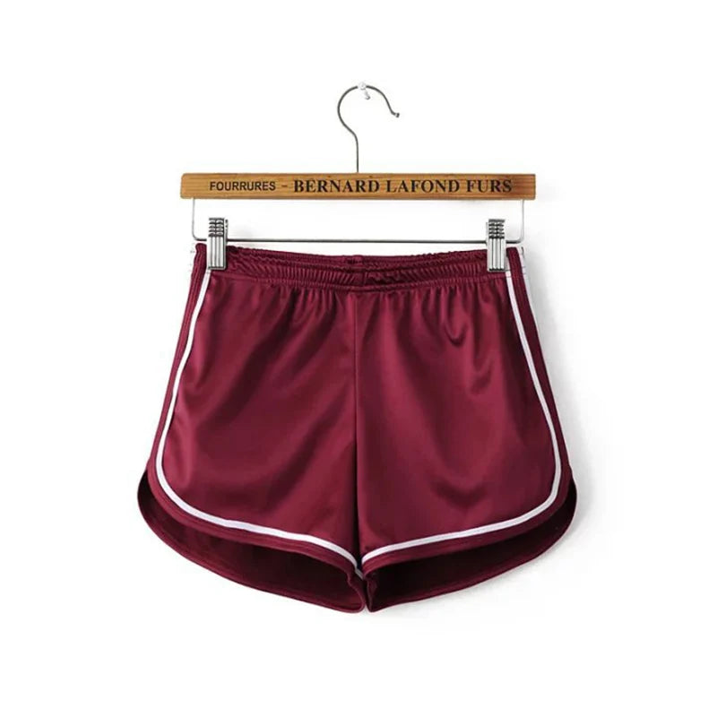 Women Shorts Summer Silk Slim Beach Casual White Shorts Hot
