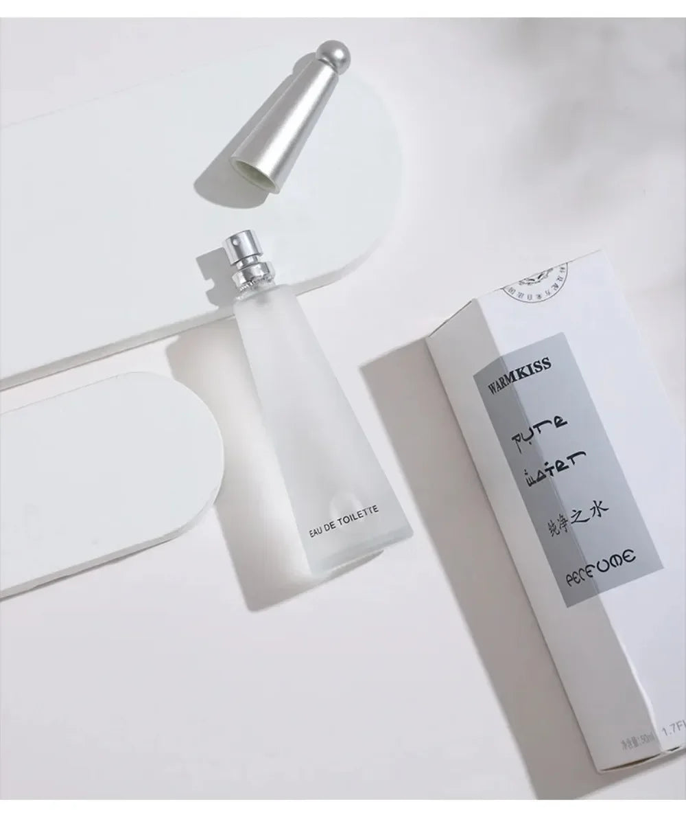 50ml Pure Water Perfume Long Lasting Clean Fresh Neutral Light Scent Matte Teardrop Bottle Daily Office Fragrance For Men Women