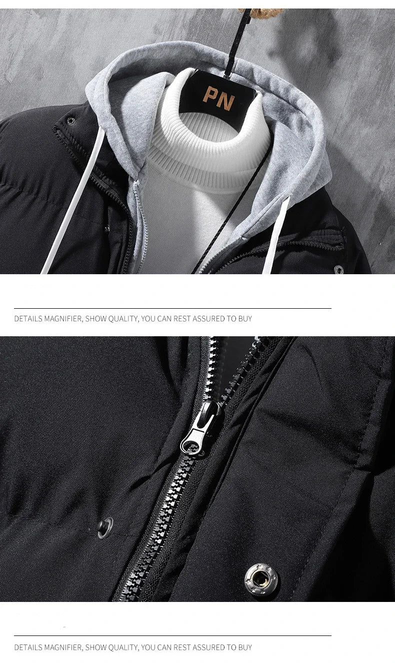 Warm Hooded Parka Jacket