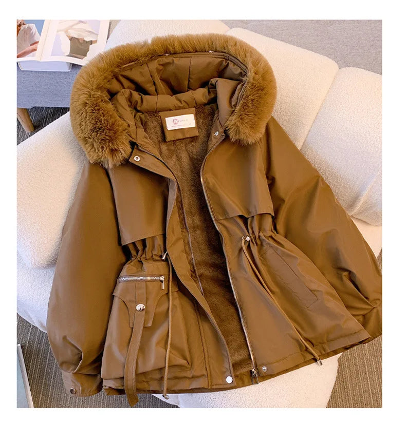 Fleece Lined Hooded Winter Puffer