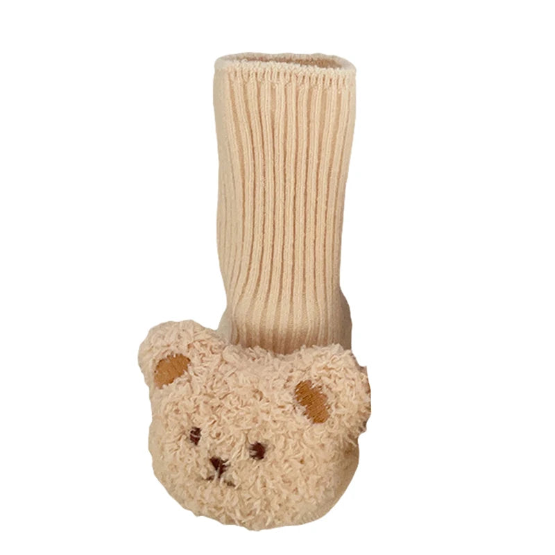 Cartoon Bear Infant Knit Socks