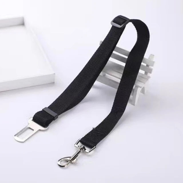 Car Seat Belt Pet Dog Leash Adjustable Lead Leash Safety Travel Clip Puppy Collar Leash Pet Supplies Dog Accessories Dropship