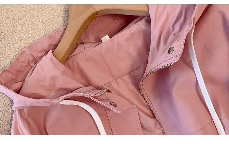 Hooded Casual Zipper Workwear Jacket