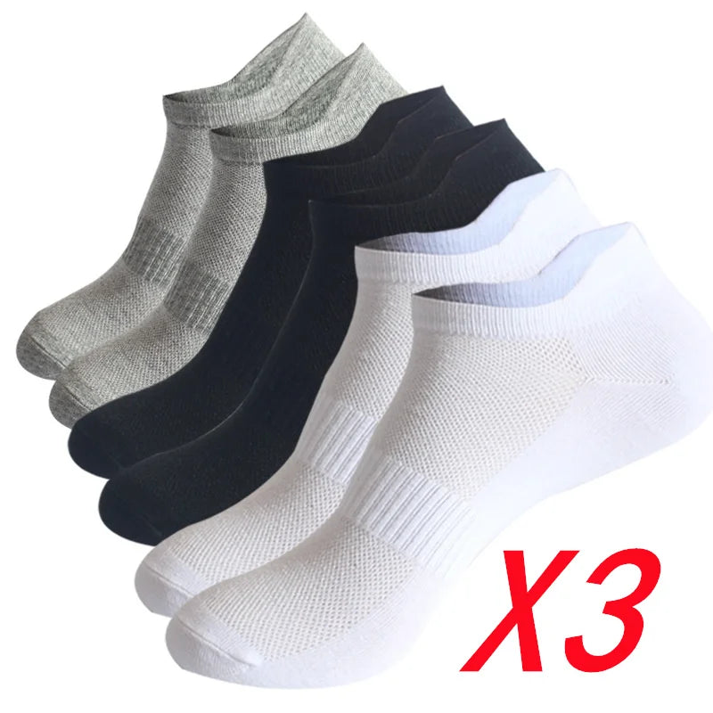 Breathable Cotton Low Tube Socks