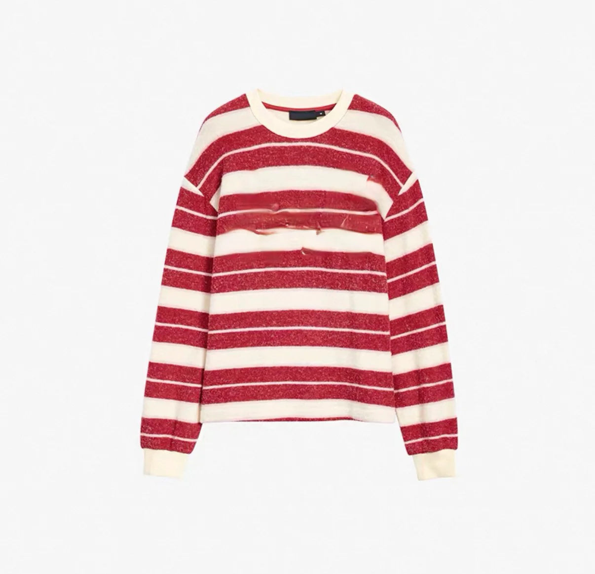 Floral Jacquard Knit Pullover Sweater