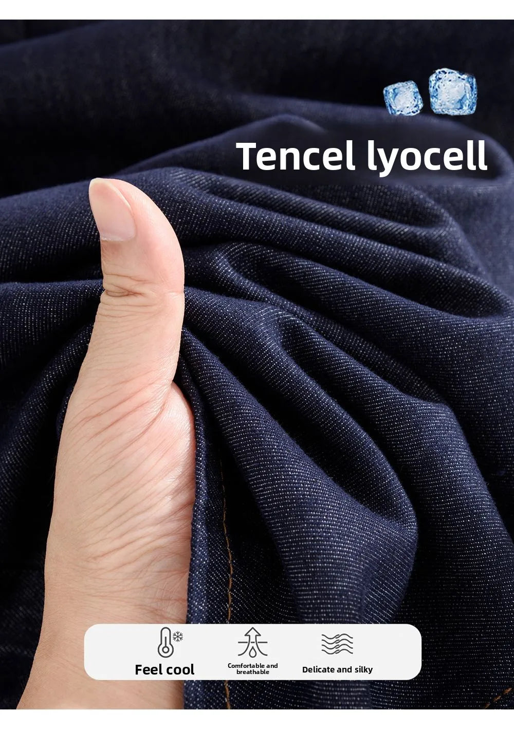 Women's Lightweight Wide Leg Straight-Leg Jeans Stylish and Comfortable Denim Pants for Effortless Fashion Summer Thin Trousers