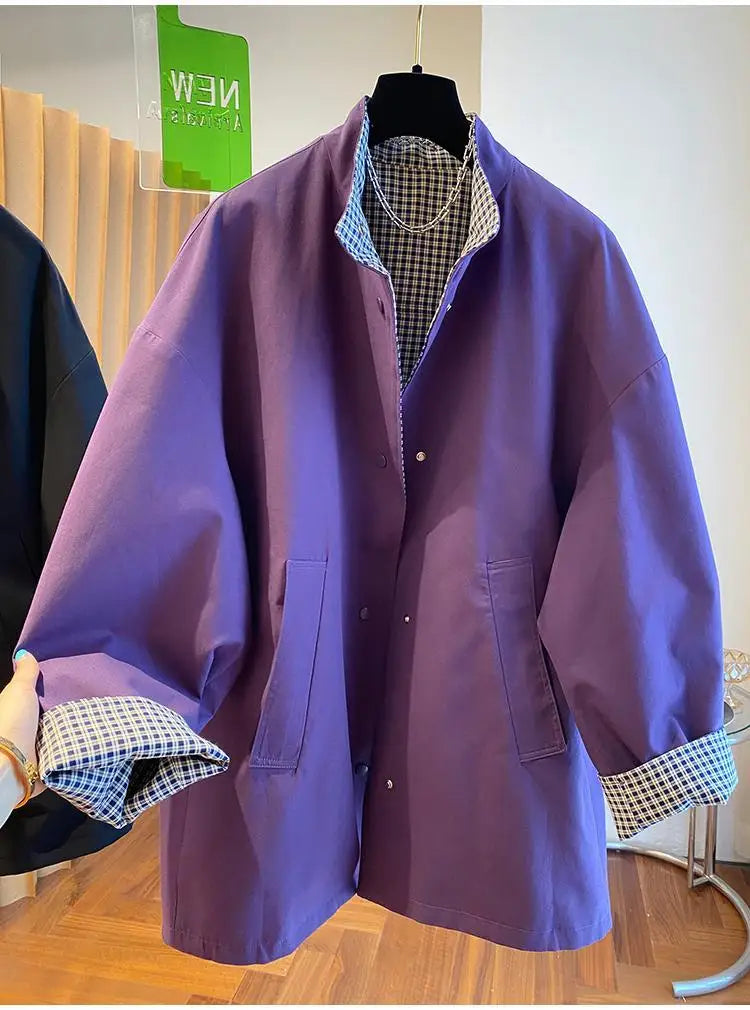 Casual Loose Windbreaker Trench Coat
