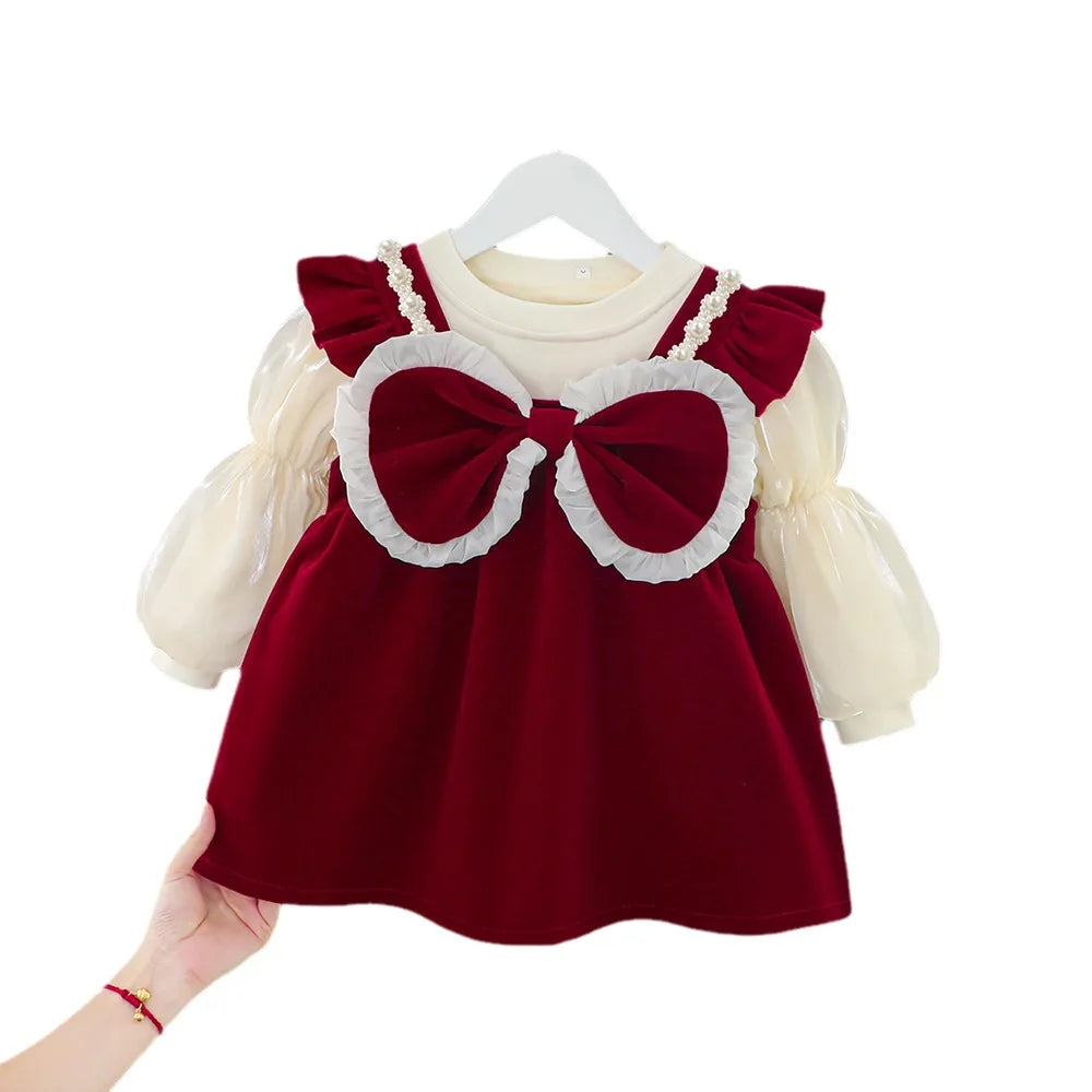 Plush Princess Dress Set for Girls