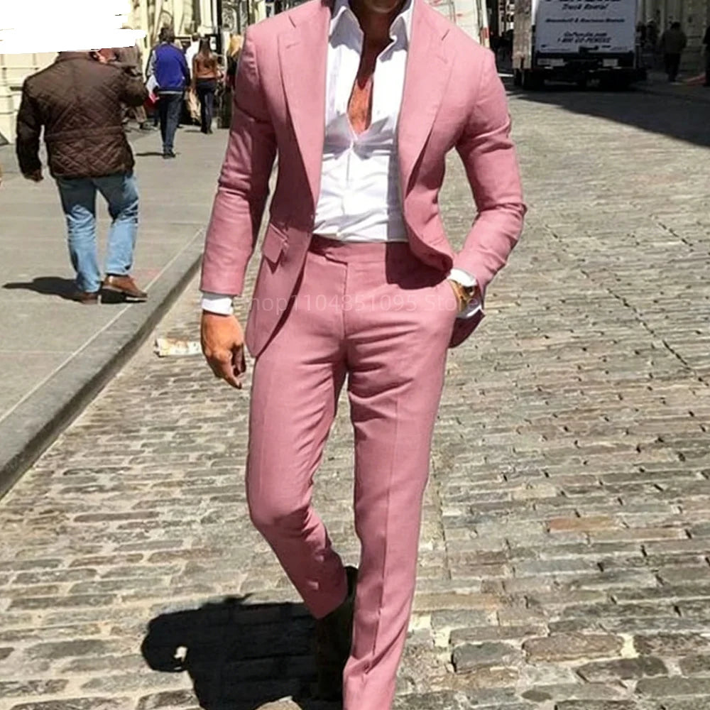 Classic Slim Fit Two Piece Suit