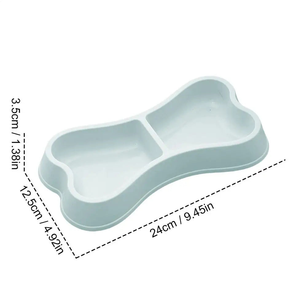 Bone Shaped 2-in-1 Feeding Set
