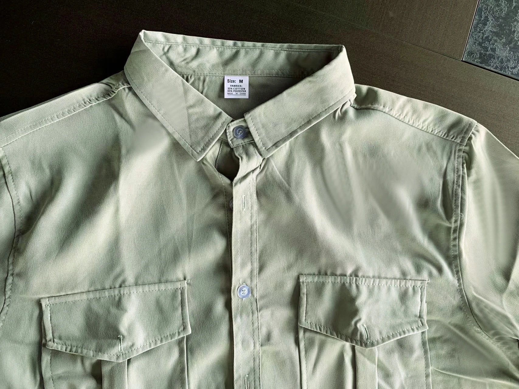 Multi Pocket Workwear Shirt Men
