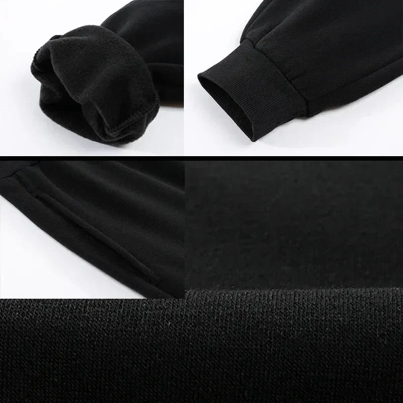 Stylish high-grade sweat joggers for city men, unique Paris print, multi-scene trousers for travel, sports and home leisure.