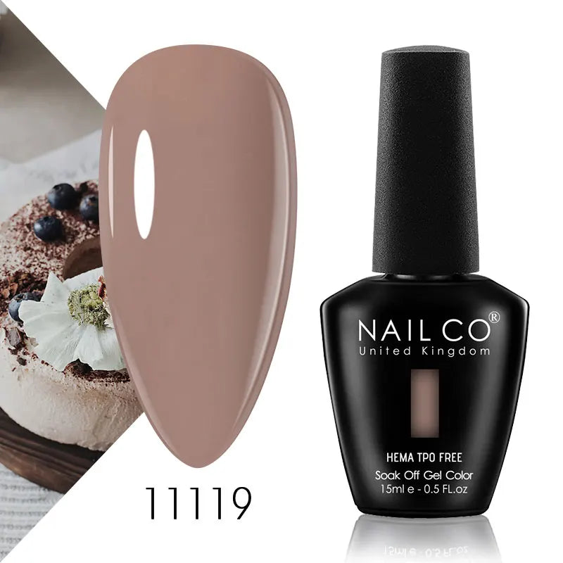 NAILCO 15ml Nail Gel Polish Semi Permanent UV Varnish Nails Art Gel Vernis Manicure TOP BASE Nails Products Supplies Equipment