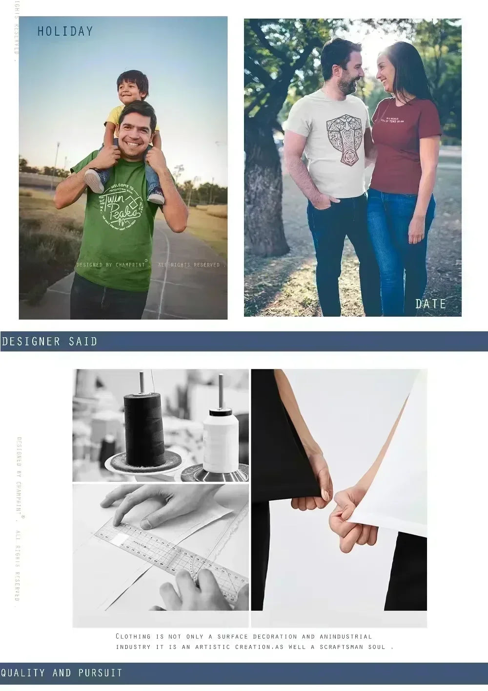 Astronaut Print Cotton Tee