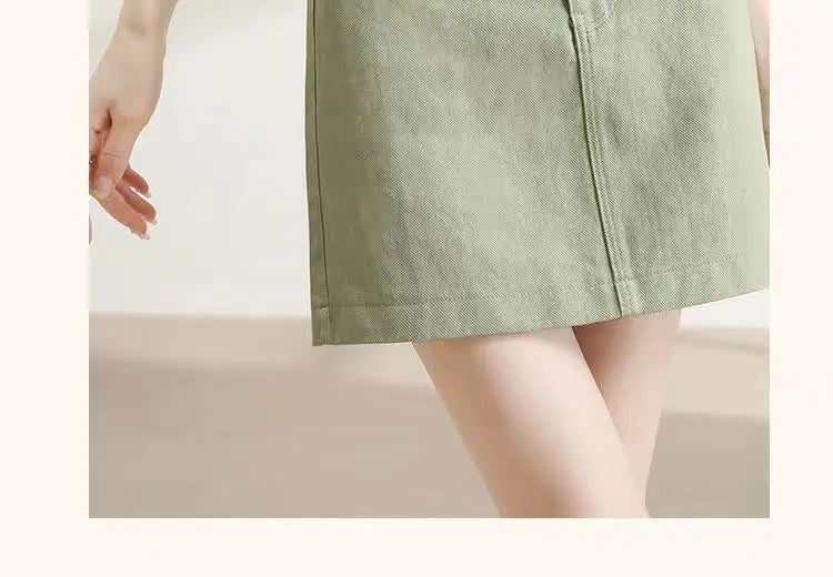 Modern High Waist Mini Skirt
