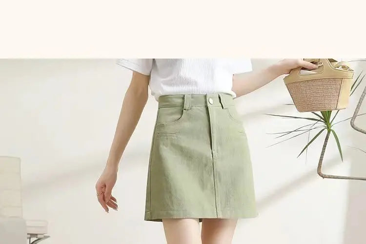 Modern High Waist Mini Skirt