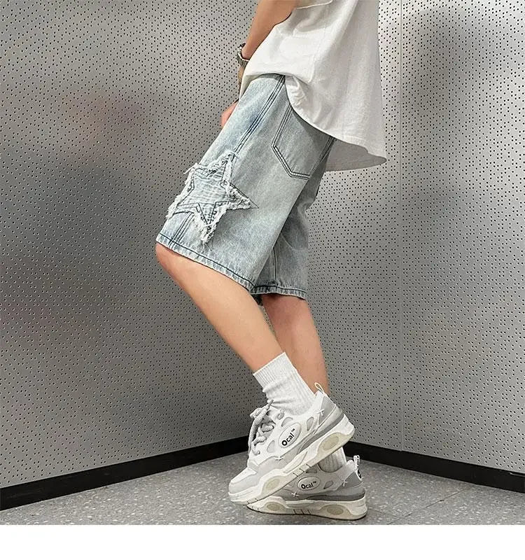 Retro High Street Denim Shorts