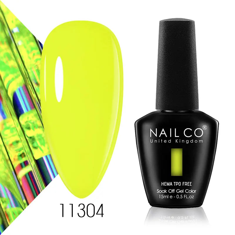 NAILCO 15ml Nail Gel Polish Semi Permanent UV Varnish Nails Art Gel Vernis Manicure TOP BASE Nails Products Supplies Equipment