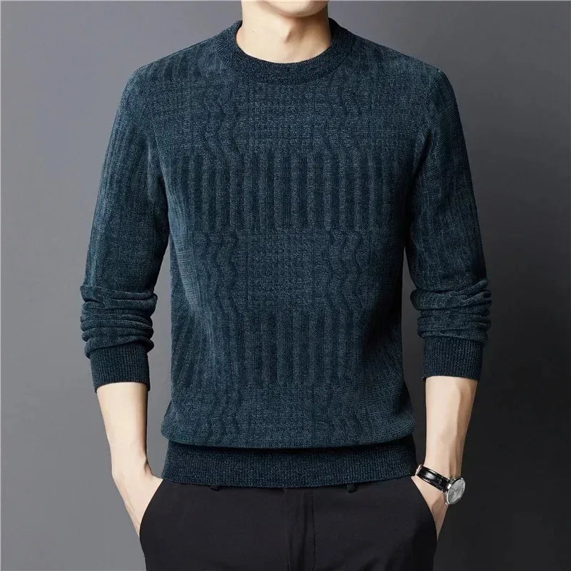 Thick Knit Winter Crew Sweater