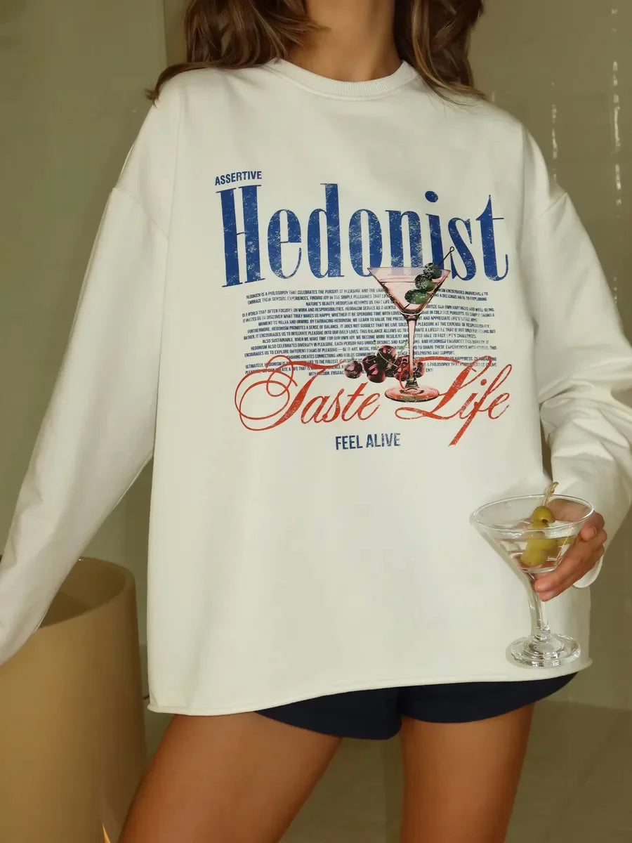 Streetwear T Shirts Women Clothing Print Long Sleeve Tees Casual Fashion  Camisetas Cartoon Y2k Tops Oversized T-shirts